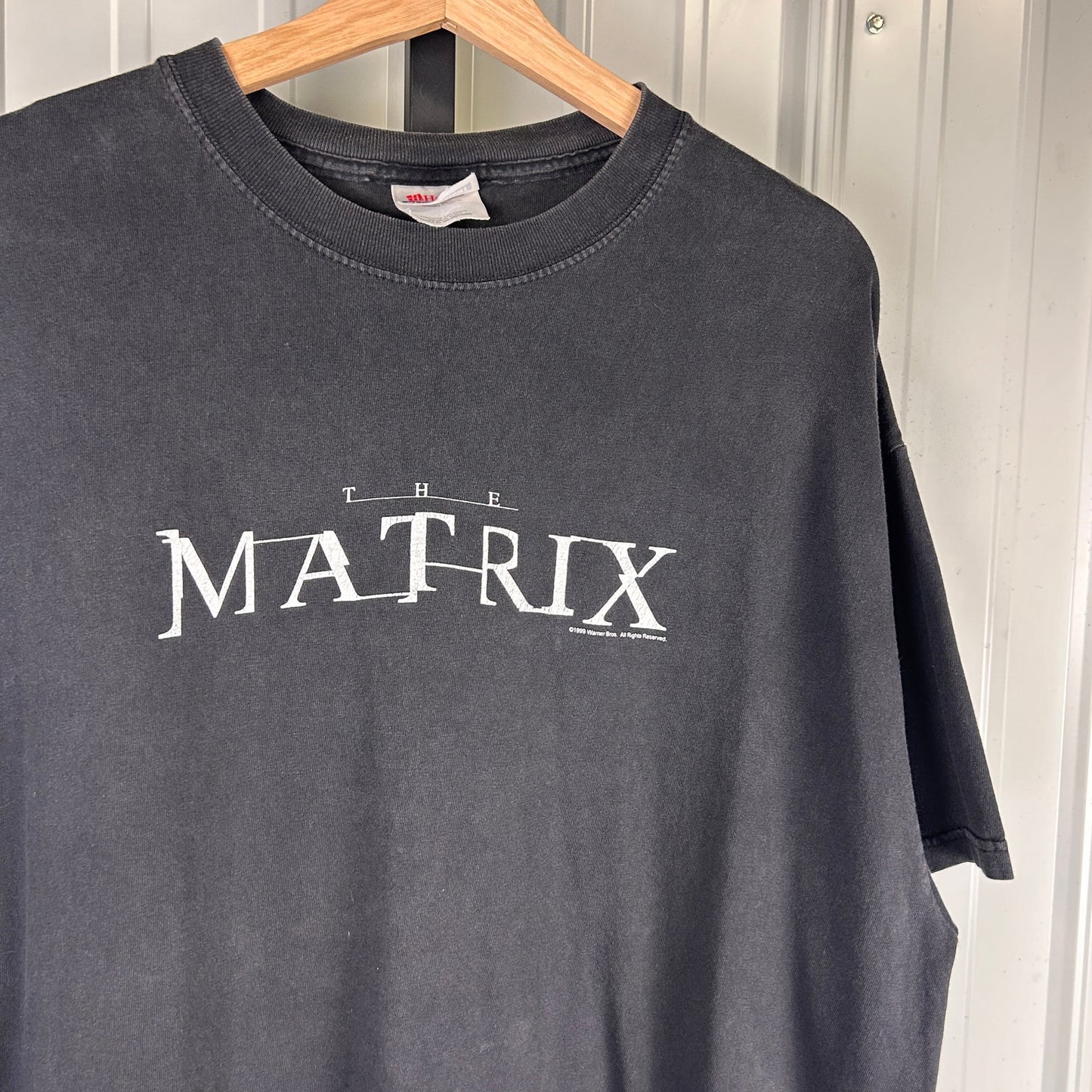 The Matrix 1999 Warner Bros Official Movie Promo Vintage XL Shirt