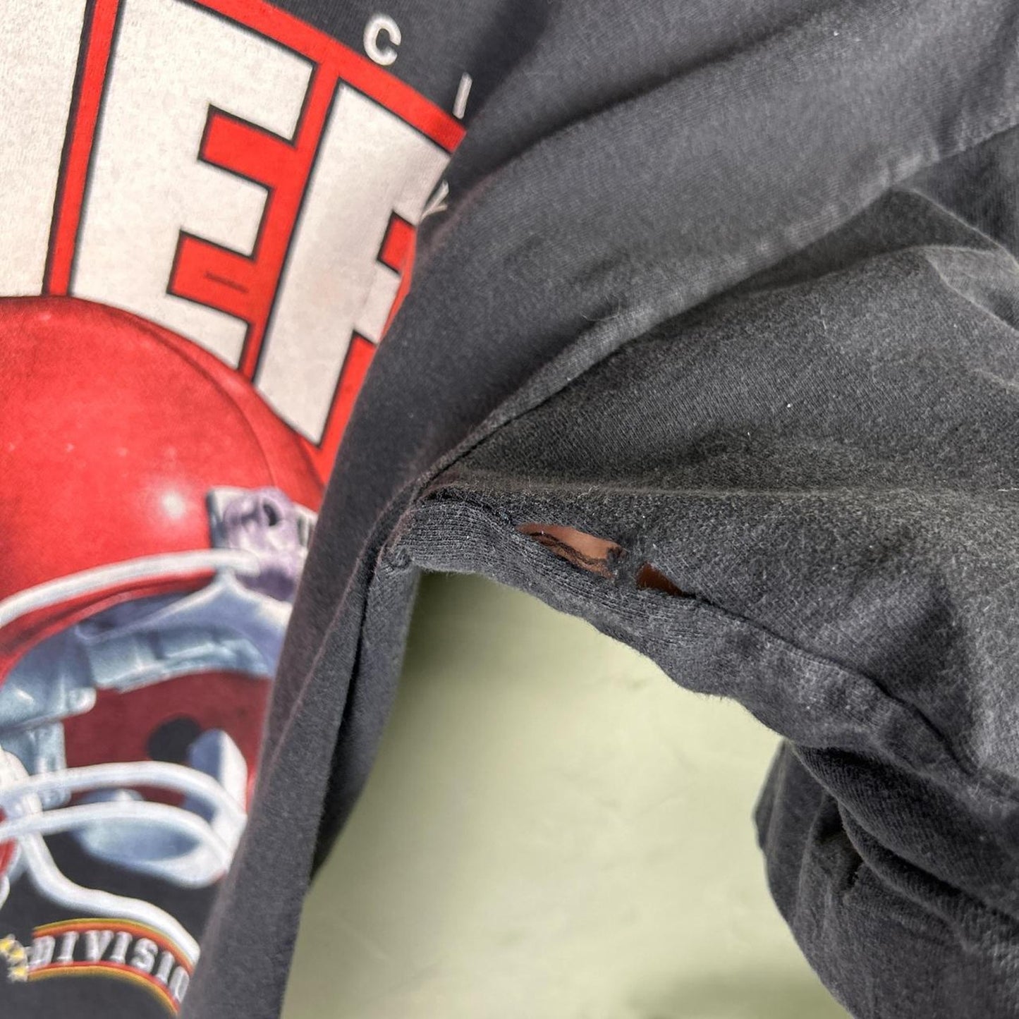 Kansas City Chiefs Salem Sportswear NFL Football Shirt L 90s