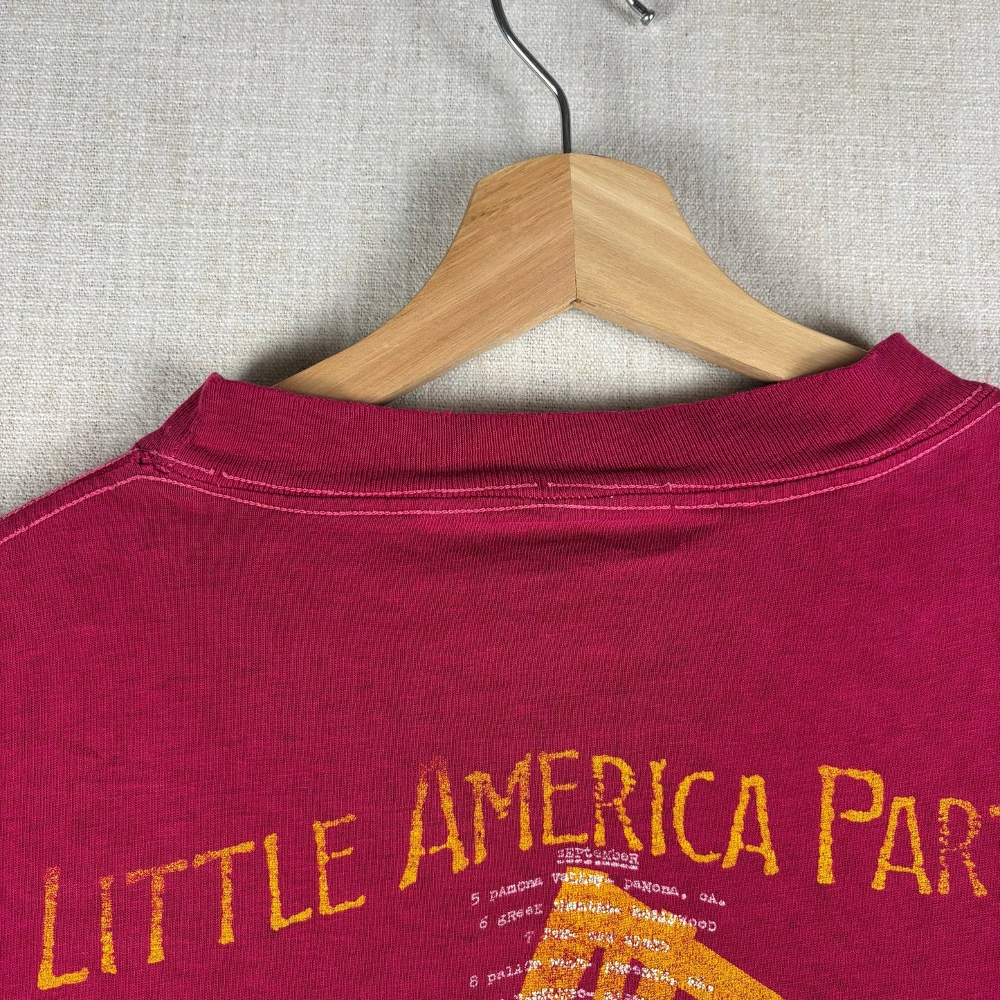 Vintage REM Little America Pt 2 Tour Medium Concert Band Tee