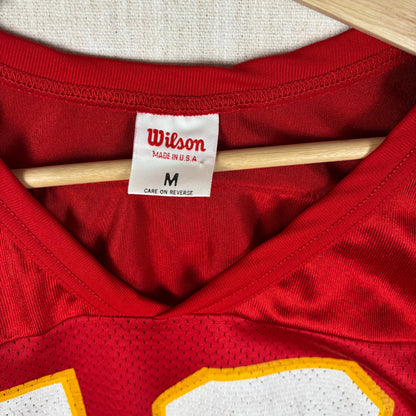 Vintage Joe Montana Kansas City Chiefs Wilson NFL #19 Medium Football Jersey