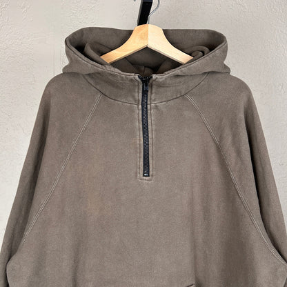 Fear Of God FOG Essentials Half Zip Heavyweight Large Earth Tone Hoodie