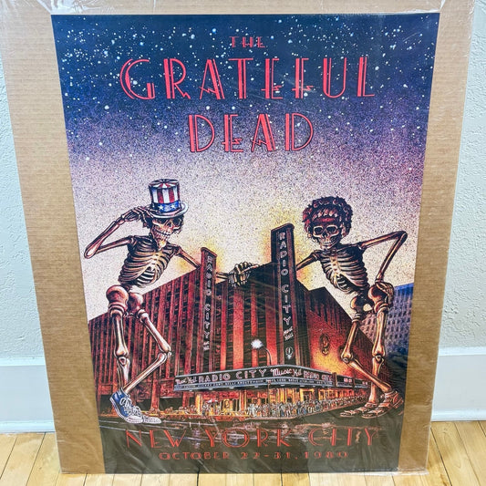 Grateful Dead Radio City Music Hall Poster 24" x 36"