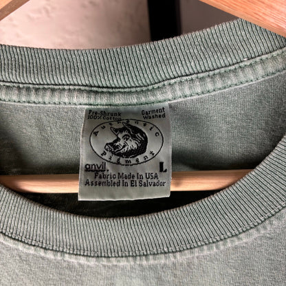 Rascal Flatts Y2K Tour Concert Merch Sage Green Large Longsleeve