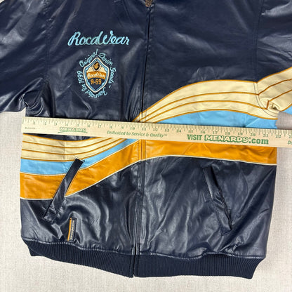 Y2K RocaWear Faux Leather Wave Style Hip Hop XL Jacket