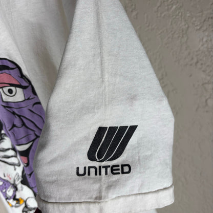 Vintage California Raisins 80s Puff Print United Large Tee