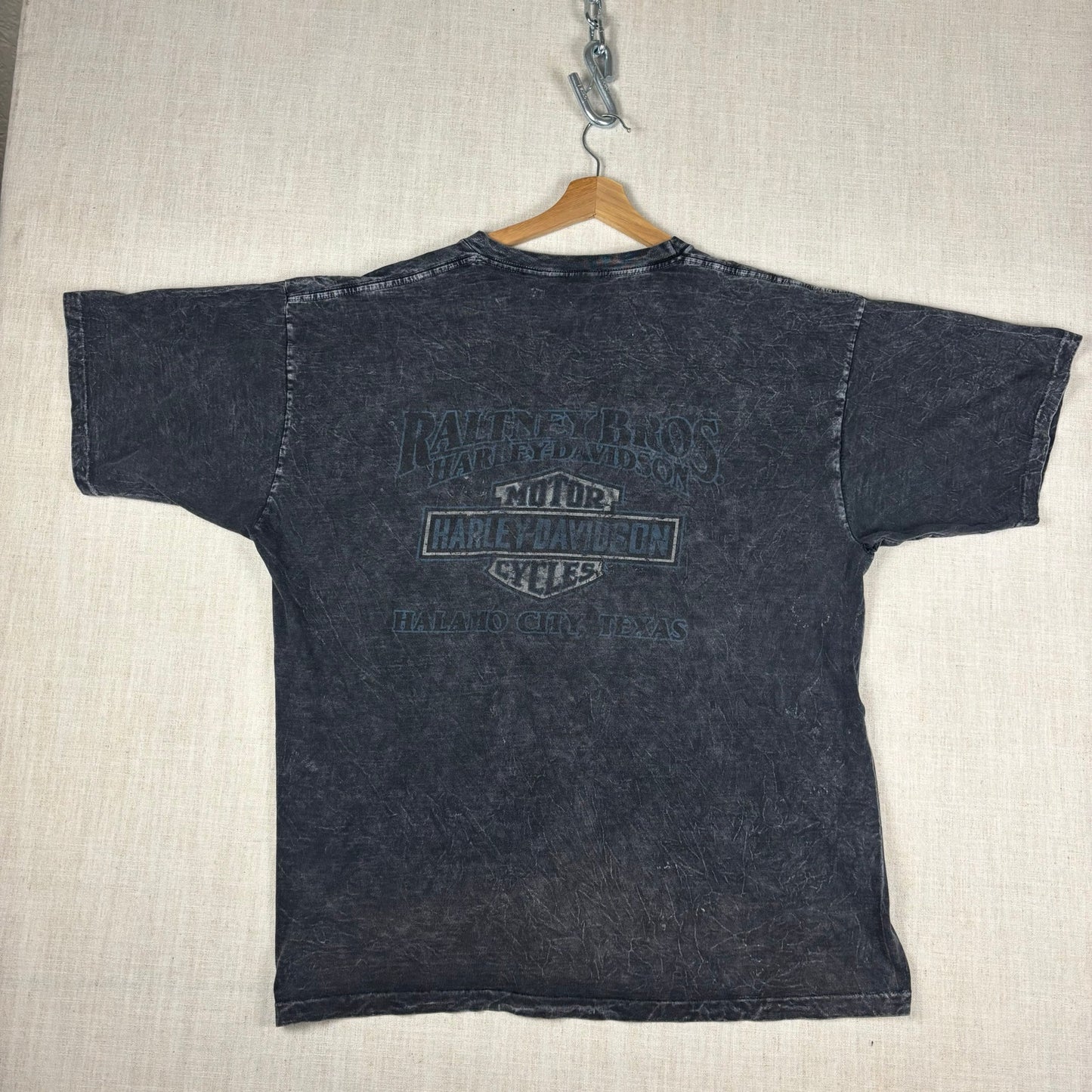 Harley Davidson Skull Faded Y2K 2006 Biker XXL Tee