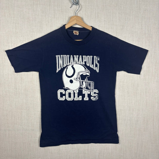 Vintage Indianapolis Colts 1980s NFL Football Logo 7 Medium Tee
