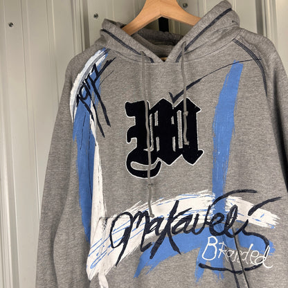 Makaveli Branded Y2K Southpole Style Skater Large Baggy Hoodie
