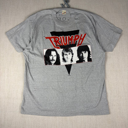 Vintage Triumph Shirt The Sport of Kings Tour 1986 XL