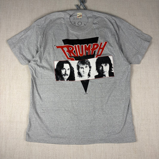 Vintage Triumph Shirt The Sport of Kings Tour 1986 XL