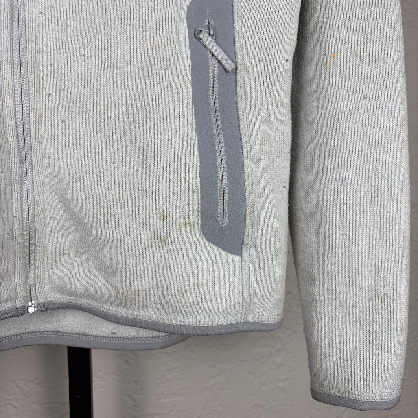 Arc’ Teryx Knit Sport Hiking Womens Medium Hoodie Zip Up Sweater