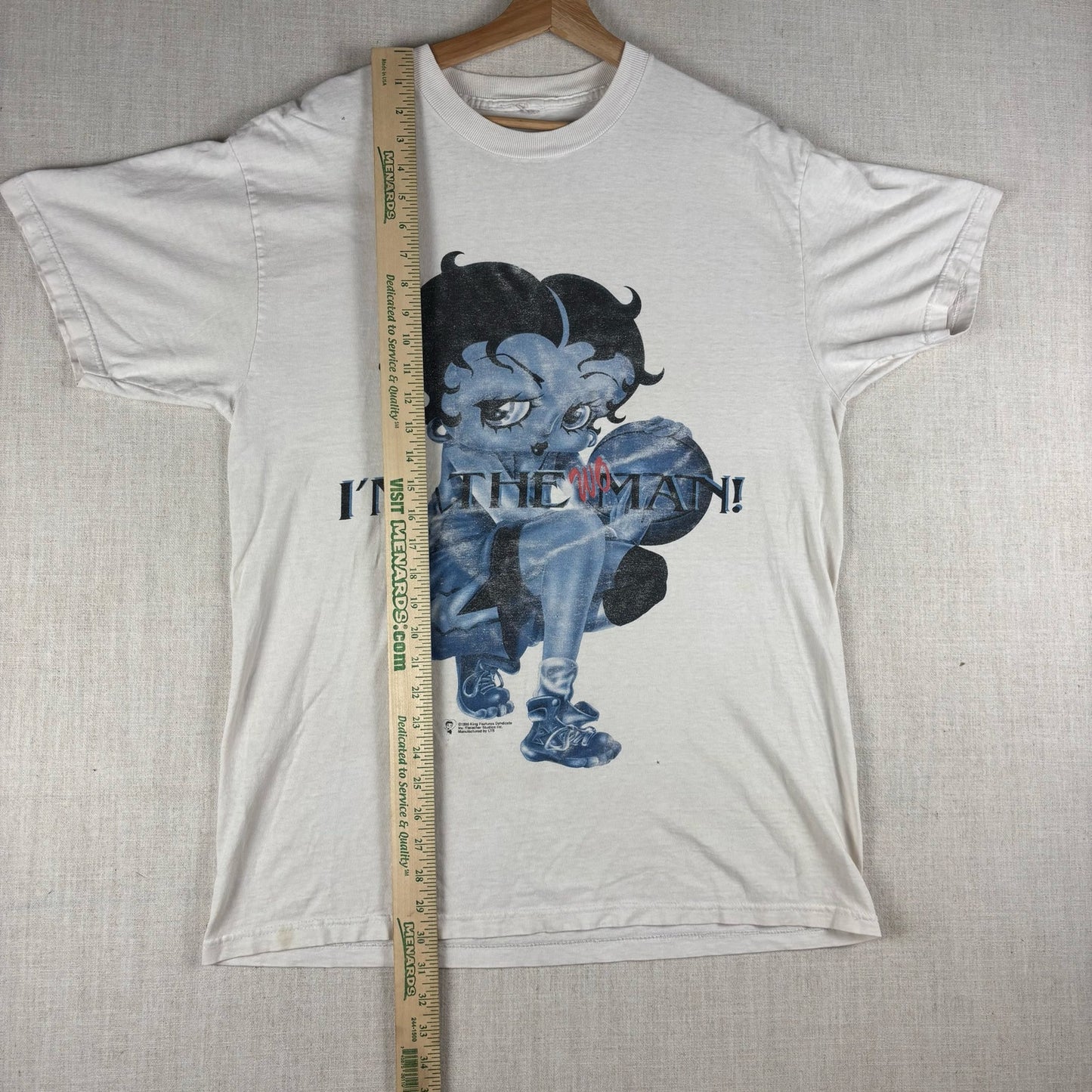 Vintage Betty Boop Im The Woman 1996 Large Shirt