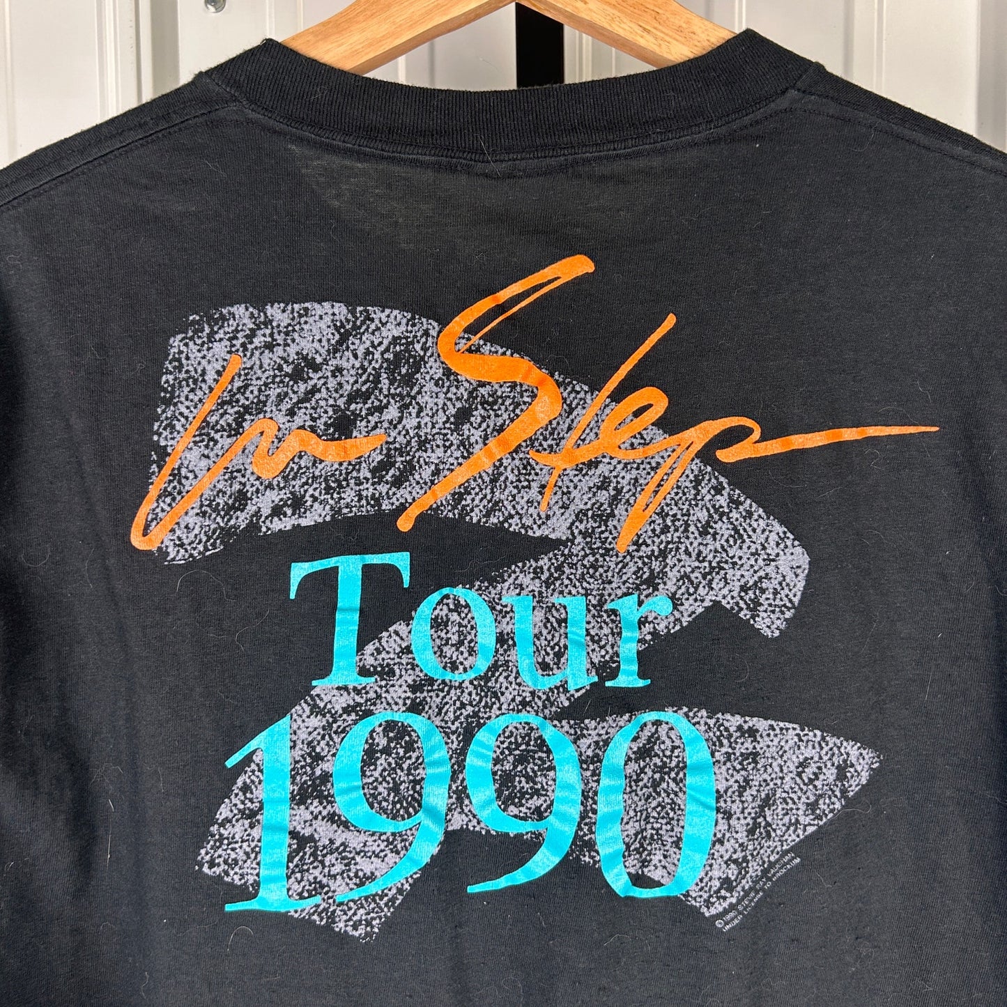 Stevie Ray Vaughan In Step 1990 Tour Large Official Merch Tee