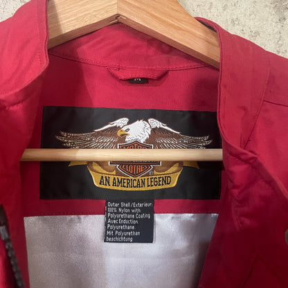 Harley Davidson Y2K Tribal Women's Medium Hot Pink Light Jacket