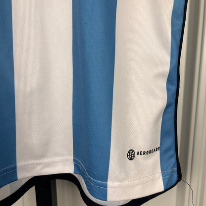 Lionel Messi Adidas 2022 World Cup Argentina XL Slim Fit Aero Ready Jersey