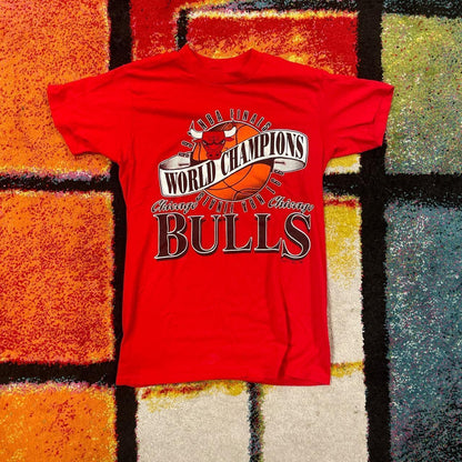 Vintage Chicago Bulls 1991 NBA Champions Small Shirt