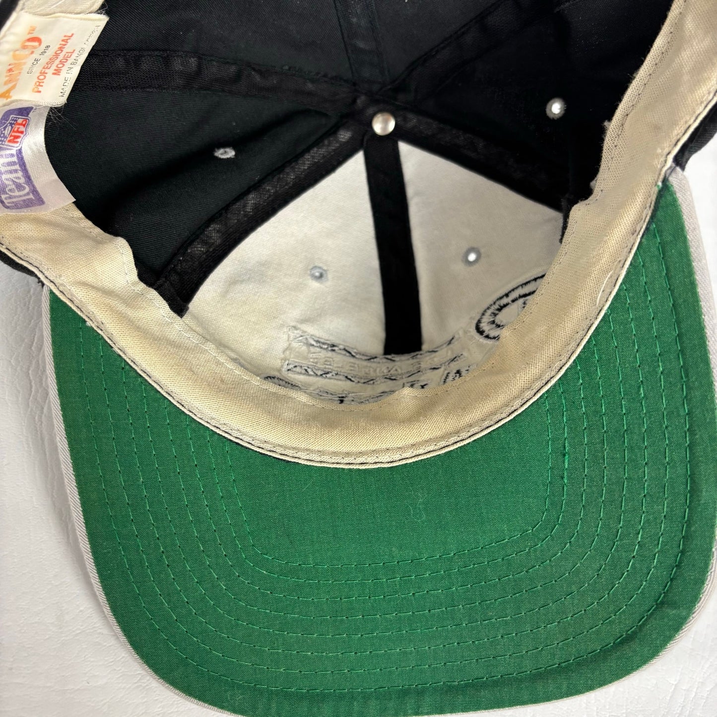 Vintage Los Angeles Raiders Annco Tribal Western NFL Snapback Hat