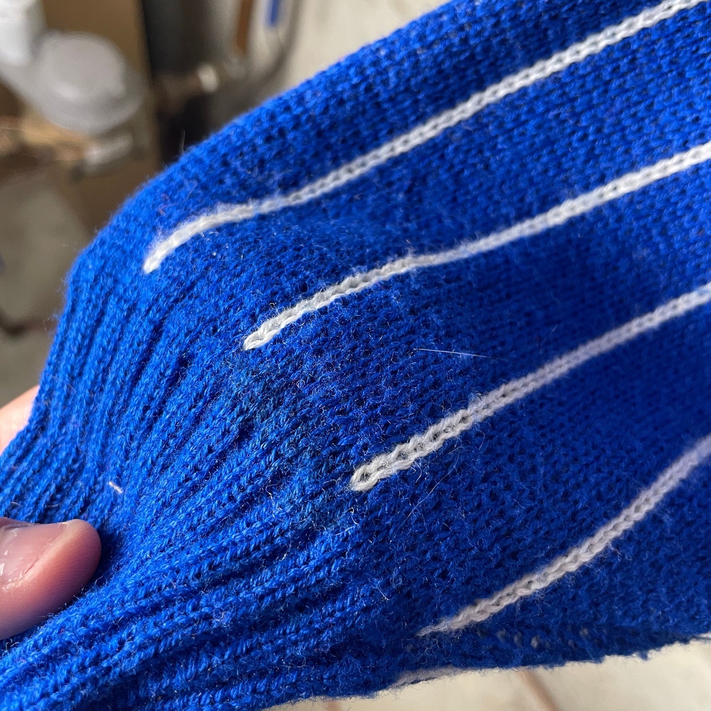 Cliff Engle Made In USA Chicago Cubs Large 80s Vintage Knit