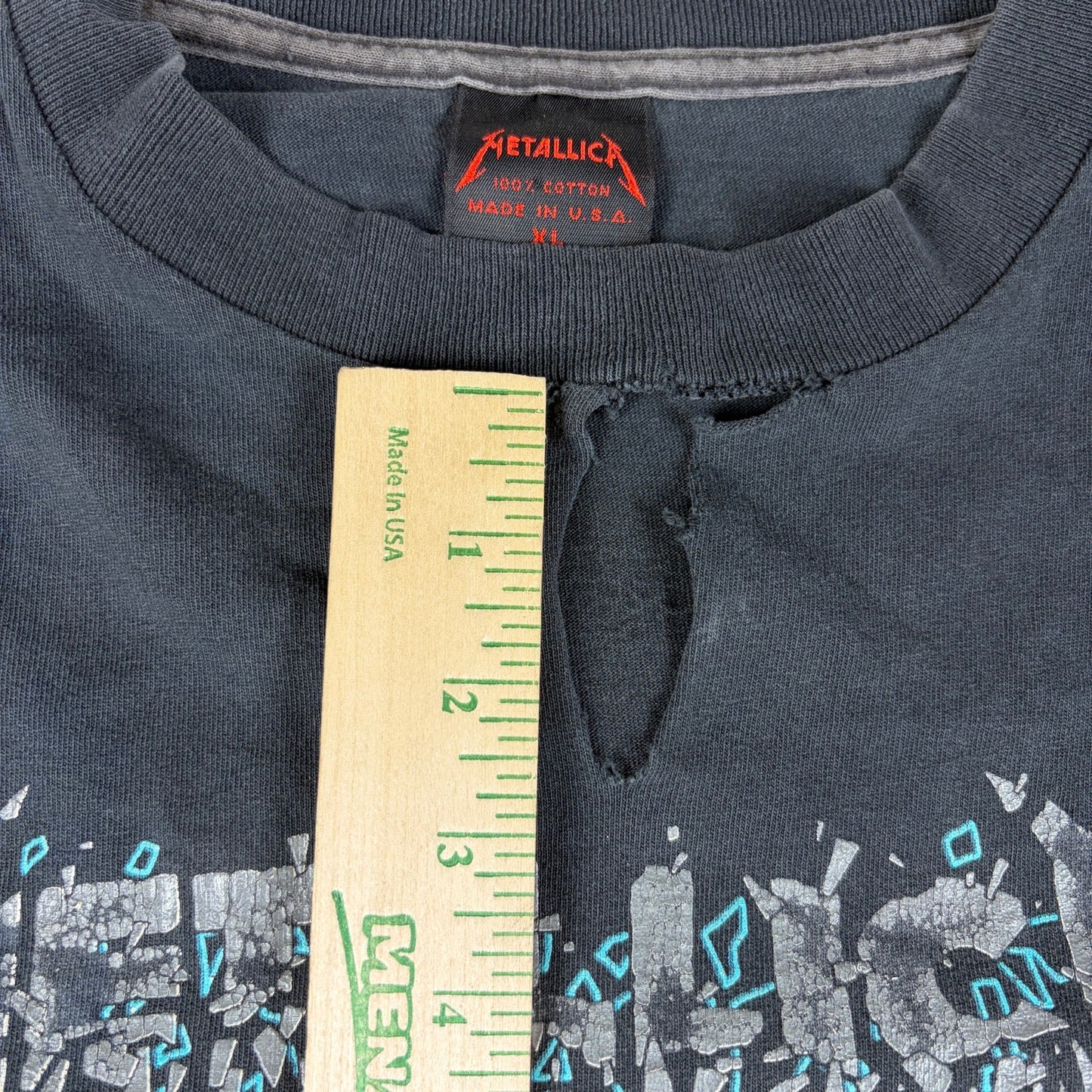 Vintage Metallica Pushead Sad But True 1991 Distressed Faded XL Tee