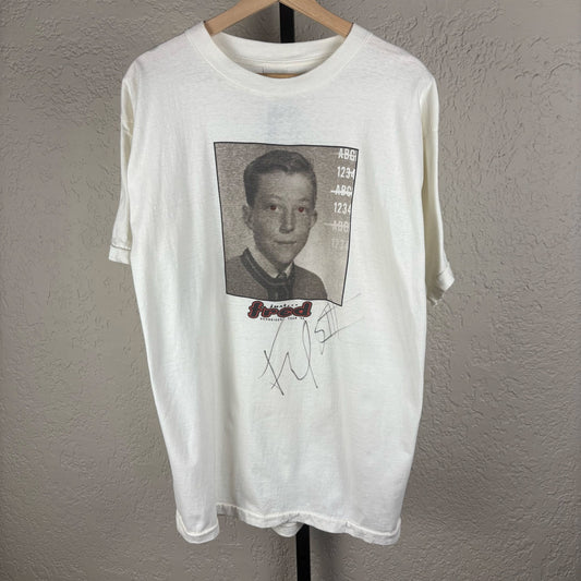 Fred Schneider B-52s 1996 Just Fred Tour SIGNED Large Concert Tee