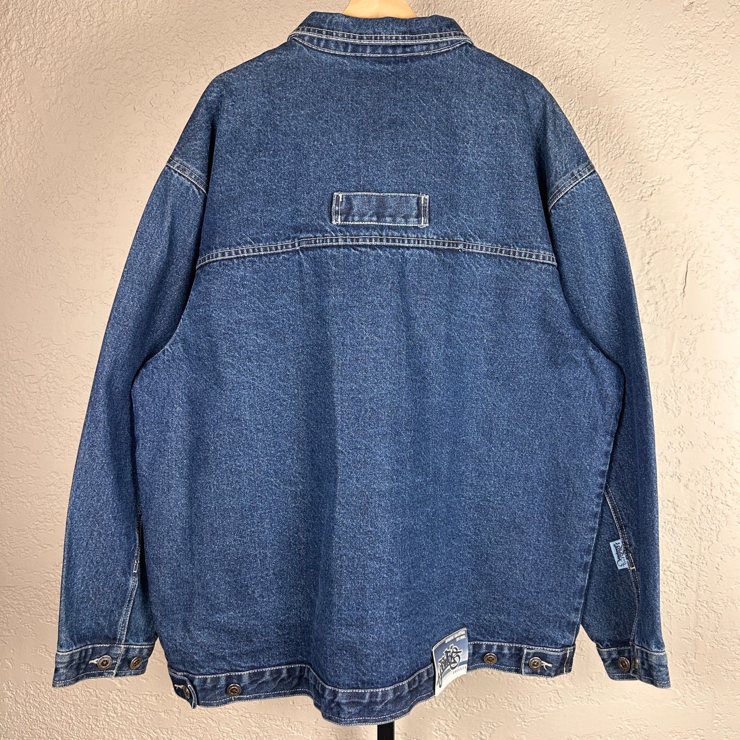 Southpole CRAZY Y2K XXL Embroidered Denim Jacket