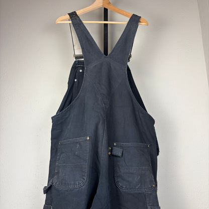 Vintage Distressed Carhartt Double Knee Overalls Bibs 38x28