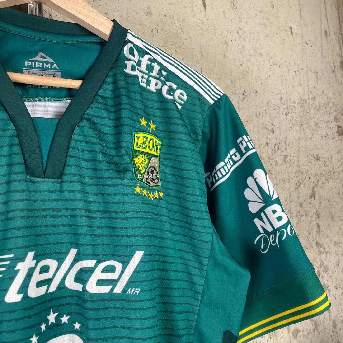 Pirma Club Leon 2015/16 Home Medium Soccer Jersey Mens Kit