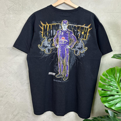 Large 2000s Matt Kenseth Crown Royal NASCAR Chase Athletics Racing Shirt