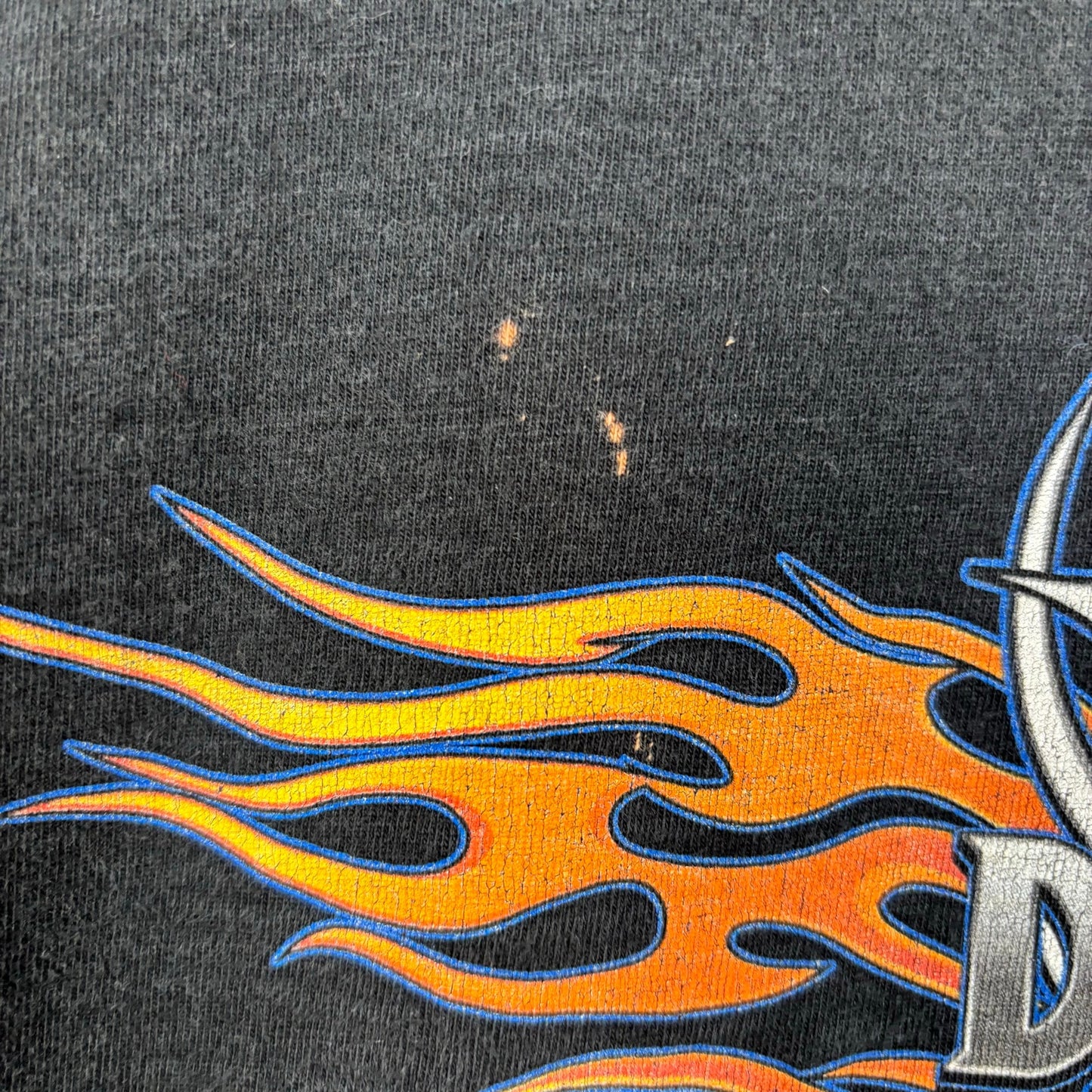 Harley Davidson Long Sleeve Print 2008 Black Tee