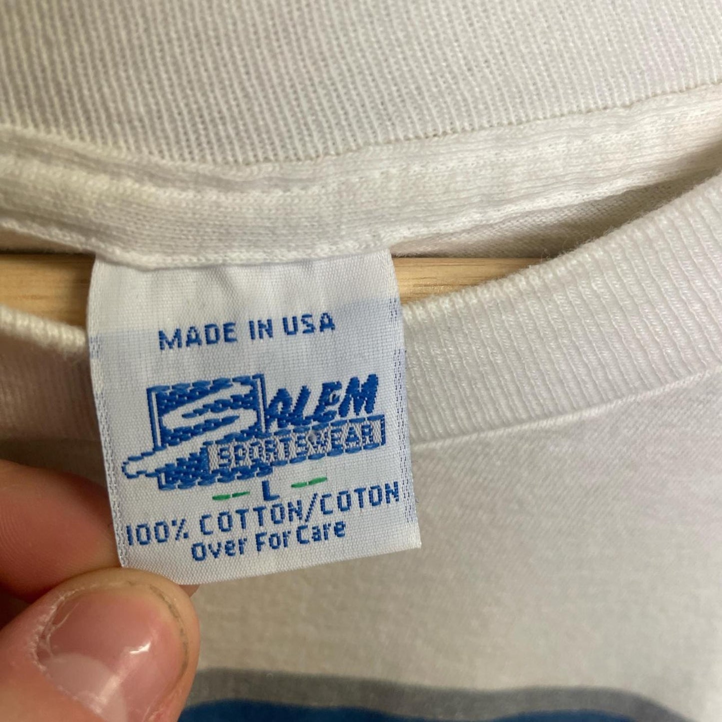 Penn State Nittany Lions Single Stitch Salem Sportswear AOP 1990s L