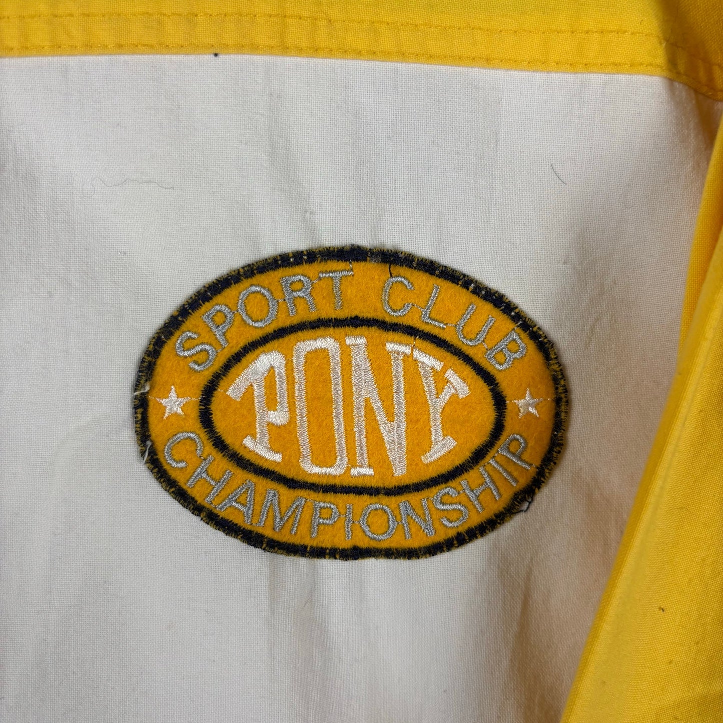 Vintage Pony Sport Club Championship Varsity Medium Lightweight Bomber Jacket