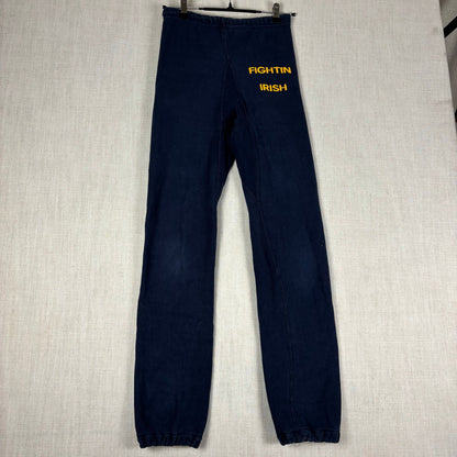 Vintage Champion 1980s Notre Dame Fightin Irish Small Reverse Weave Sweatpants