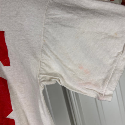 RARE Air Jordan 90s Spell Out Jersey Name Medium Graphic Tee