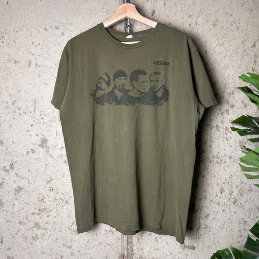 U2 Band 360 Tour 2009 Earth Tone XL Shirt