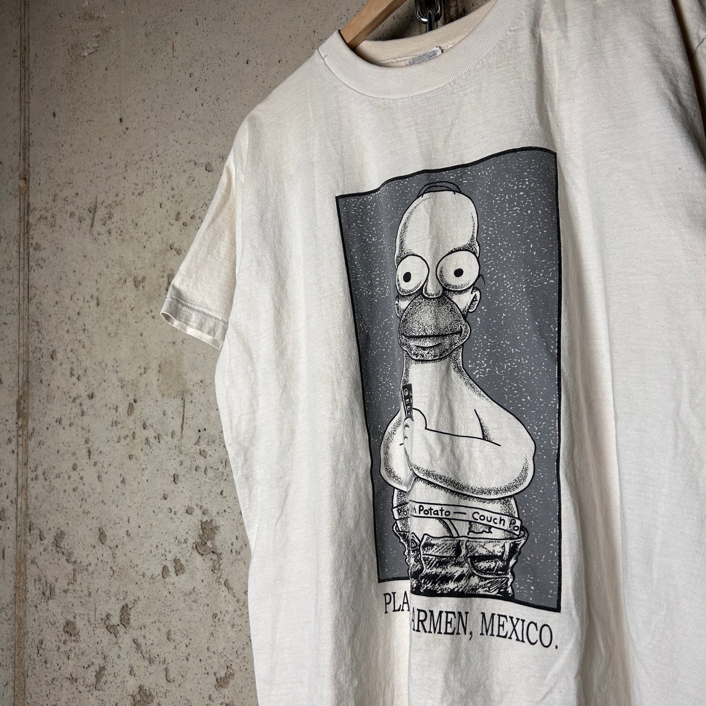 Homer Simpson Calvin Klein Mexico Tourist XL Vintage Shirt