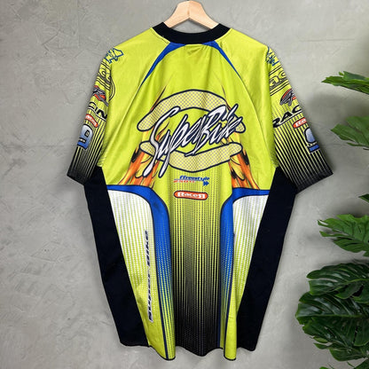Super Bike Y2K MX Freestyle Flames Fox Racing XL Shirt