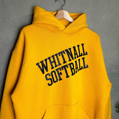 Vintage Russell Athletic Hoodie Made in USA Whitnall Milwaukee Softball Large