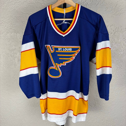 Vintage St Louis Blues CCM Maska NHL Medium Hockey Jersey