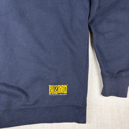 World of Warcraft Y2K Frost Resistance Blizzard Jinx Large Zip Up Hoodie