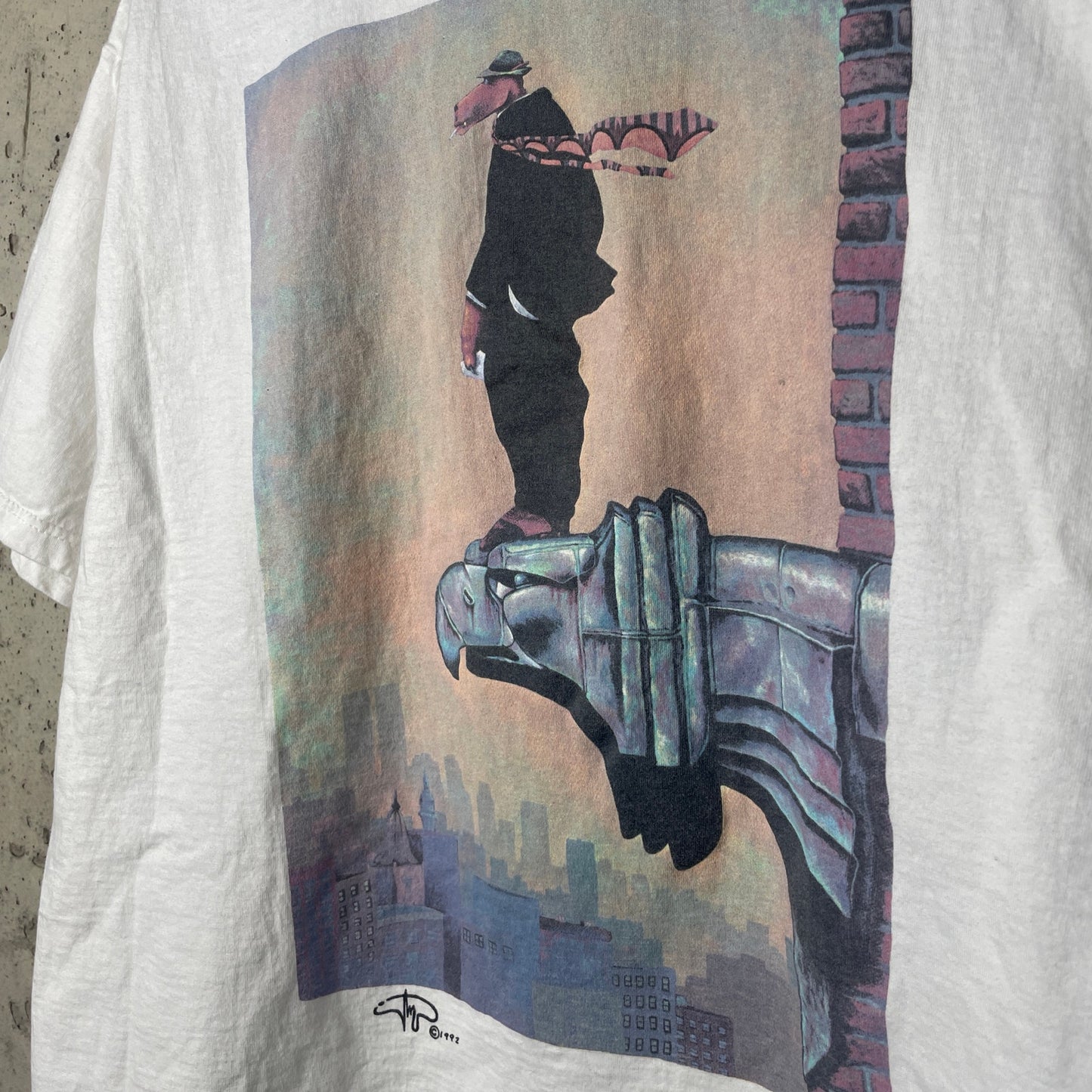 Markus Pierson Two Simple Words 1992 Artwear Collection Large Shirt