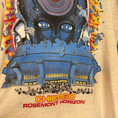 Journey Chicago 1983 Frontiers Concert World Tour Small Sportswear Raglan Shirt