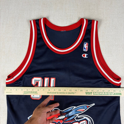Vintage Champion Hakeem Olajuwon Houston Rockets Sz 44 NBA Jersey