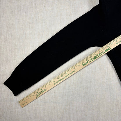 Deftones Band Black Full Zip Up Hoodie Scream Face Logo Green Sleeve Print Medium