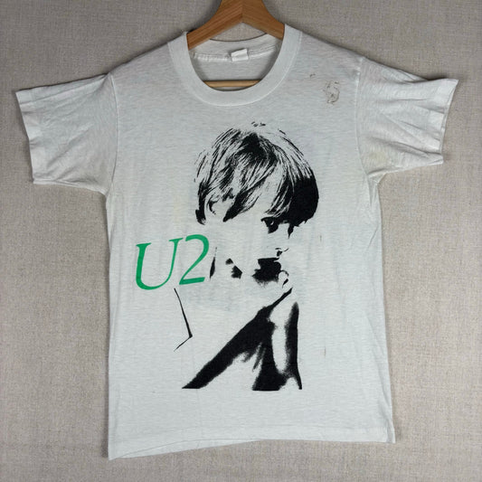 Vintage U2 War Boy 1983 Rare Album Promo Shirt Medium