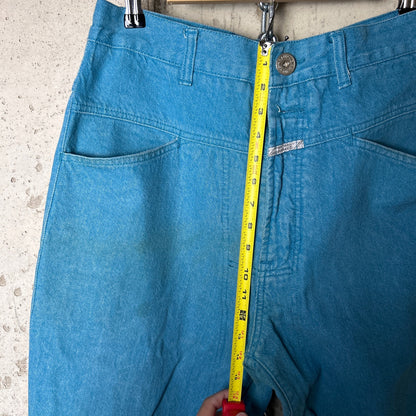 Marithe Francois Girbaud Brand X 34" Blue Straight Fit Cotton Denim Jeans