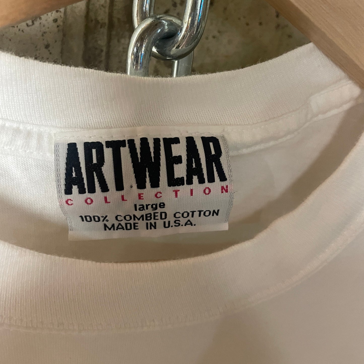 Markus Pierson Two Simple Words 1992 Artwear Collection Large Shirt