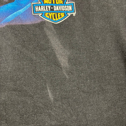 Vintage Harley Davidson Legends Roam Faded Wolf Nature Tee 1991 Large
