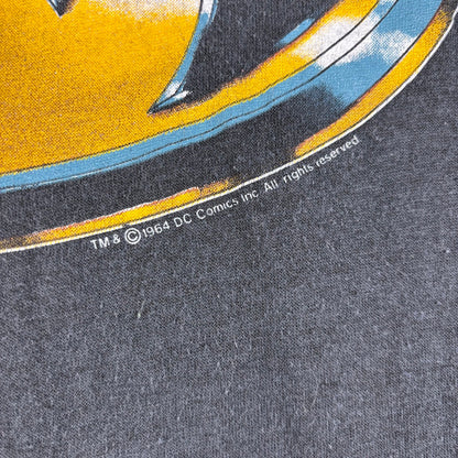 Vintage Batman Movie 1989 Chrome Bat Logo Small Promo Shirt