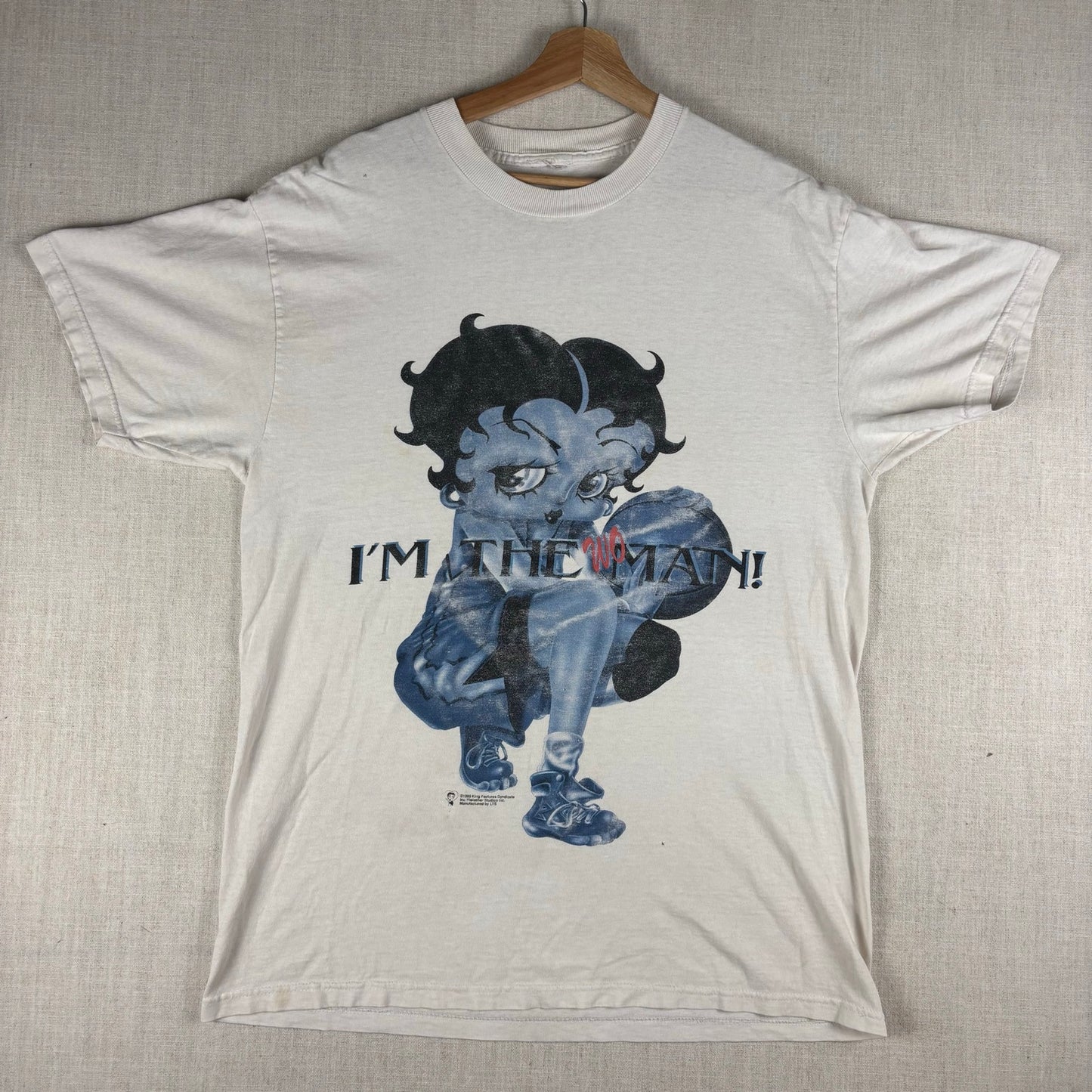Vintage Betty Boop Im The Woman 1996 Large Shirt