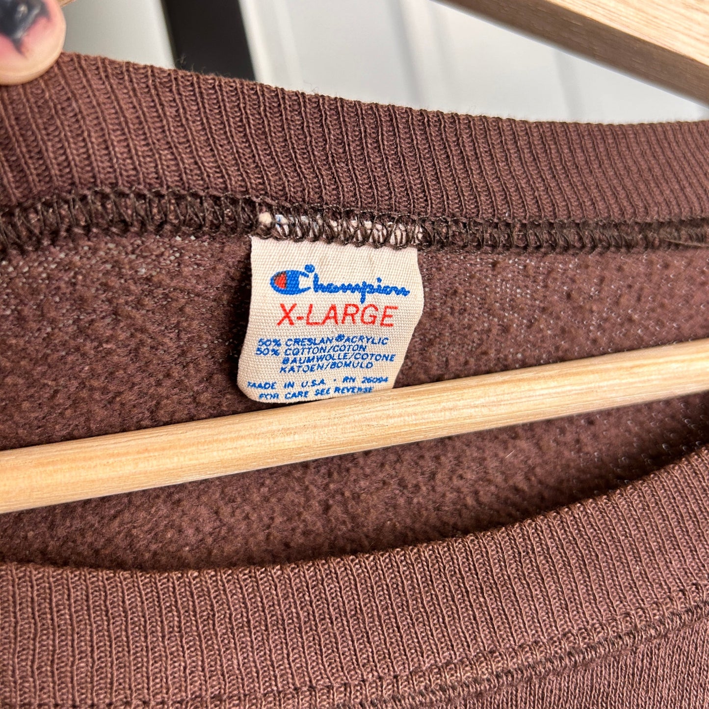 Cleveland Browns 1980s XL Champion NFL Made in USA Crewneck